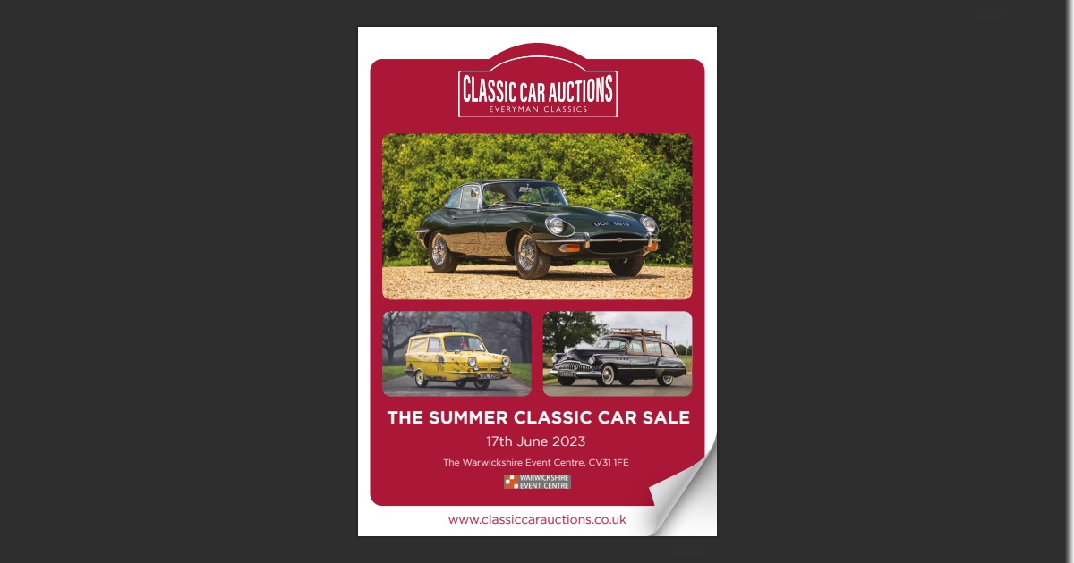 THE SUMMER CLASSIC CAR SALE 17th June 2023